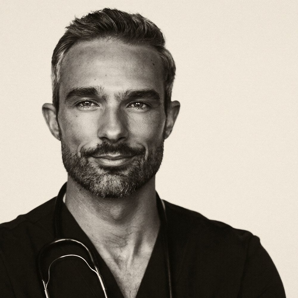 Retrato de un profesional médico